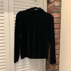 CHICO’s Velvet mockneck